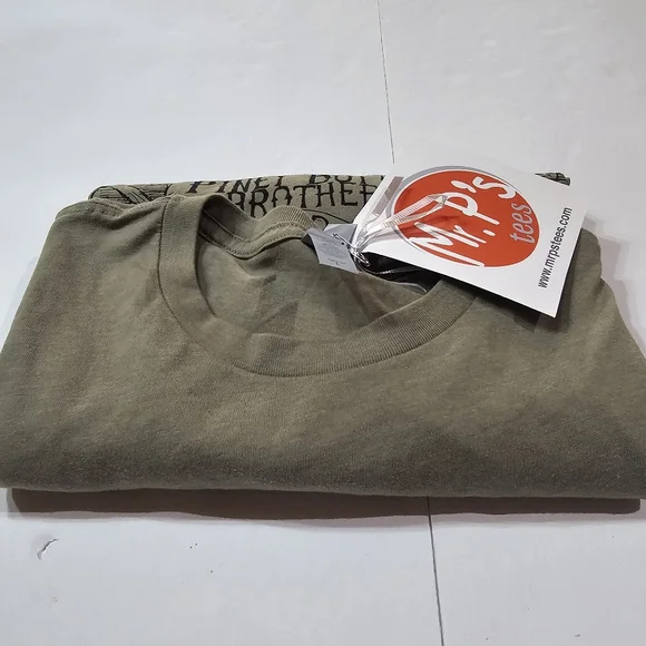 Piney Bottom Brothers Jug Band Mens L TShirt Olive Green New Bluegrass Music - Picture 10 of 10